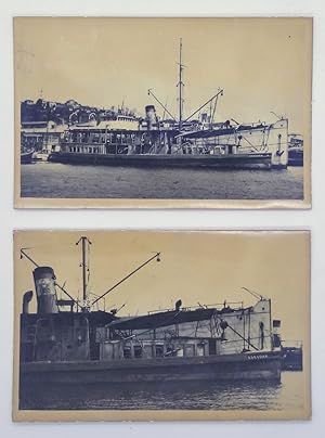 Two original photographs of SS Üsküdar [Üsküdar Vapuru].