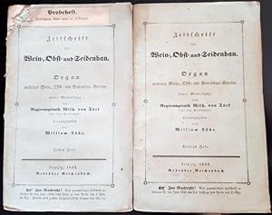 Zeitschrift für Wein-, Obst- und Seidenbau. 1. u. 3. Heft (von 3).