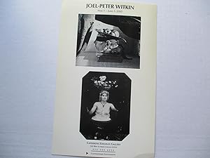 Imagen del vendedor de Joel Peter Witkin Recent Work Catherine Edelman Gallery 2000 Exhibition invite postcard a la venta por ANARTIST