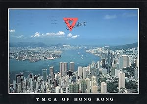 YMCA of Hong Kong Rare Large Aerial Postcard