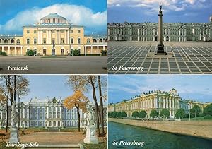 St Petersburg Palace Catherine Square Winter 4x Soviet Postcard s