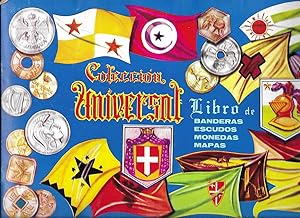Cromos. Colección Universal. Libro de Banderas Escudos Monedas Mapas.1962 Falta un cromo