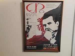 Lech Walesa Signed Poster! Polish-Canadian Business Expo, June 15-17, 2001 at the Place Polonaise...