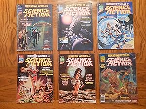 Uknown Worlds of Science Fiction - Marvel Curtis Magazines, including: #1, #3, #4, #5, #6, and Gi...