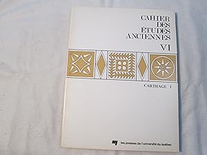 Cahier des Études Anciennes VI. Carthage I.