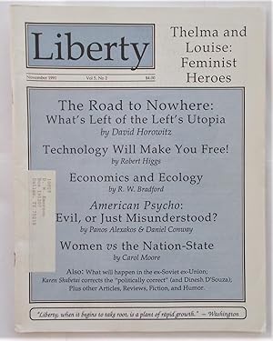 Image du vendeur pour Liberty Vol. 5 No. 2 (November 1991) (Libertarian Magazine) mis en vente par Bloomsbury Books