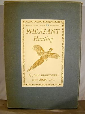 Pheasant Hunting. Limited signed edition 350 copies only with an extra color plate 1948.