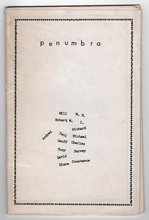 Imagen del vendedor de Penumbra 3/4 (Volume 1, Number 3/4; 1968) a la venta por Philip Smith, Bookseller