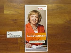 Bild des Verkufers fr Original Autogramm Maria Bhmer CDU Prsidentin der Deutschen UNESCO-Kommission. /// Autogramm Autograph signiert signed signee zum Verkauf von Antiquariat im Kaiserviertel | Wimbauer Buchversand