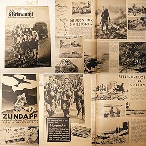 Seller image for Die Wehrmacht. Nr. 17 vom 13. August 1941 / 5. Jahrgang * O s t f r o n t / D e u t s c h e s A f r i k a k o r p s for sale by Galerie fr gegenstndliche Kunst