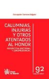 Seller image for Calumnias , injurias y otros atentados al honor for sale by AG Library