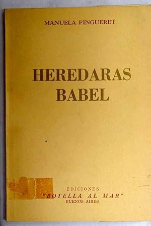 Immagine del venditore per Heredars Babel venduto da Alcan Libros