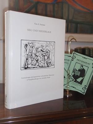 Imagen del vendedor de Sieg und Niederlage. Untersuchungen physiognomischer und mimischer Phnomene in Kampfdarstellungen der rmischen Plastik. a la venta por Antiquariat Klabund Wien