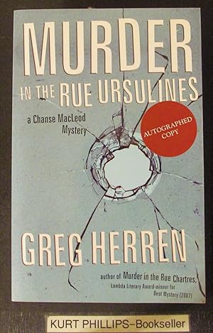 Murder in the Rue Ursulines: A Chanse MacLeod Mystery (Signed Copy)