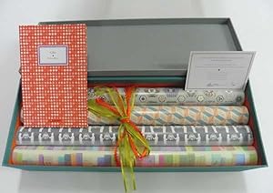 Seller image for Gifts. Eight Giftwrap Papers in a Linen Box. for sale by Antiquariat Querido - Frank Hermann