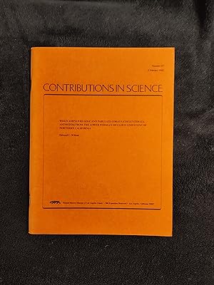Seller image for CONTRIBUTIONS IN SCIENCE #337: WOLFCAMPIAN RUGOSE AND TABULATE CORALS (COELENTERATA: ANTHOZOA) FROM THE LOWER PERMIAN MCCLOUD LIMESTONE OF NORTHERN CALIFORNIA for sale by JB's Book Vault