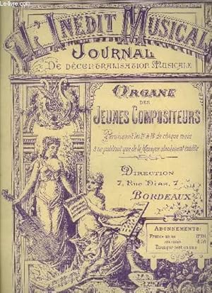 Seller image for L'indit musicale N 6 et 7 , 16 aout et 1er septembre 1898 : Credo d'amour pour piano/ Dclaration morte pour piano/ Caprice pour piano for sale by Le-Livre