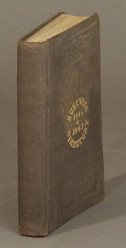 Doggett's New-York business directory, for 1846 & 1847. With a map