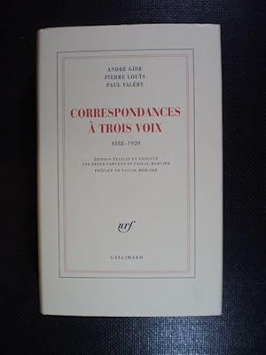 Correspondance à trois voix 1888-1920