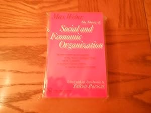 Seller image for The Theory of Social and Economic Organization (Sociology) for sale by Clarkean Books