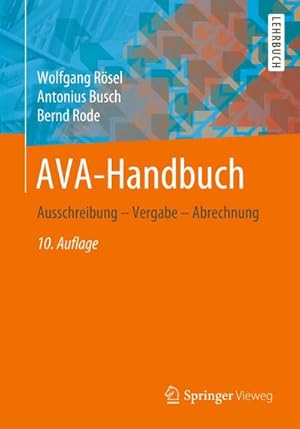 Seller image for AVA-Handbuch for sale by BuchWeltWeit Ludwig Meier e.K.