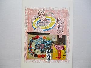 Seller image for David Salle The High and Low Series Tyler Graphics 1994 Exhibition invite postcard for sale by ANARTIST