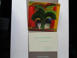 Seller image for Howard Hodgkin New Paintings Knoedler & Company 1990 Exhibition invite postcard for sale by ANARTIST