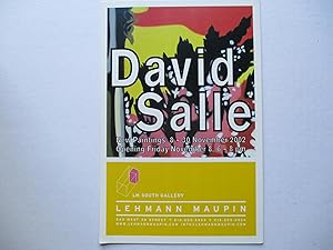 Seller image for David Salle New Paintings Lehmann Maupin 2002 Exhibition invite postcard for sale by ANARTIST