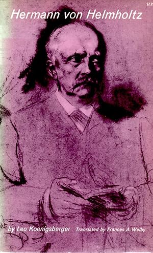 Immagine del venditore per Hermann von Helmholtz venduto da Book Booth