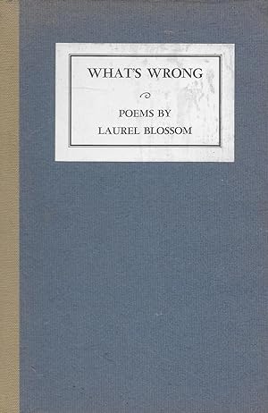 Seller image for What's Wrong for sale by Brooklyn Rare Books