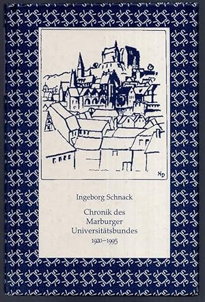 Seller image for Chronik des Marburger Universittsbundes 1920-1995. for sale by Antiquariat Dennis R. Plummer