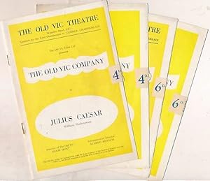 Seller image for Murder un the Cathedral; Hamlet; All's Well; Julius Caesar. Four Old Vic programmes. 1953 for sale by Barter Books Ltd