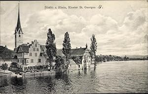 Ansichtskarte / Postkarte Stein am Rhein Kanton Schaffhausen, Kloster St Georgen