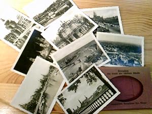 Dresden. Die Stadt der schönen Künste. 12 ausgwählte Kleinphotos s/w 6,5 x 9 cm. Verlag Hans Andr...