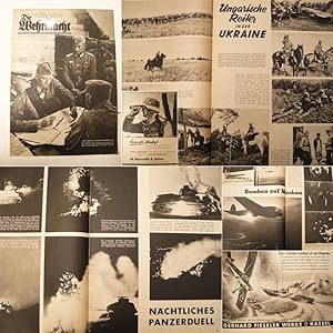 Seller image for Die Wehrmacht. Nr. 18 vom 27. August 1941 / 5. Jahrgang * russische F r a u e n b a t a i l l o n e / F l i n t e n w e i b e r v e r b  n d e d e r R o t e n A r m e e for sale by Galerie fr gegenstndliche Kunst