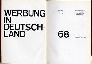 Bild des Verkufers fr Werbung in Deutschland '68. Jahrbuch der deutschen Werbung. zum Verkauf von Rainer Kurz - Antiquariat in Oberaudorf