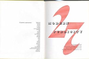 Modern publicity 1957-1958. 27. Art & Industriy's Annual of International Advertising Art. Editor...