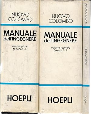 Nuovo Colombo. Manuale dell'ingegnere, tre volumi