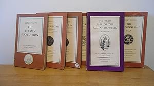 Seller image for Six vintage penguin classic books by Greek authors; The Persian Expedition, The Theban Plays, Electra and Other Plays, Alcestis and Other Plays, The Peloponnesian War, Fall of the Roman Republic for sale by Jason Hibbitt- Treasured Books UK- IOBA