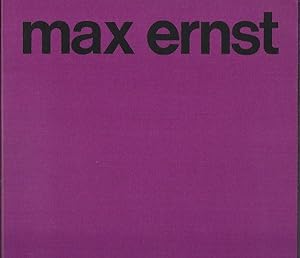 Seller image for Max Ernst. Gemlde Plastiken Collagen Frottagen Bcher. Wrttembergischer Kunstverein Stuttgart 24. Januar bis 15. Mrz 1970 for sale by Antiquariat Stange