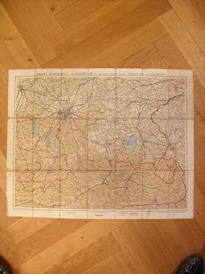 Brunn's Tourenkarte von Oberbayern mit den angrenzenden Ländern Nordtirol und Salzburg,