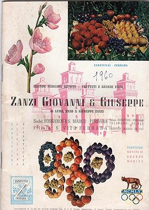 Zanzi Giovanni & Giuseppe Fossanova S. Marco - Ferrara - Catalogo 1960 - Catalogo di piante e fiori