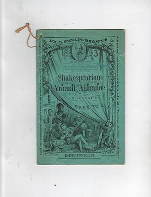 DR. O. PHELPS BROWN'S 1893 SHAKESPEARIAN ANNUAL ALMANAC ILLUSTRATED
