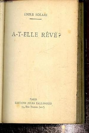 Seller image for A-t-elle rv ? for sale by Le-Livre