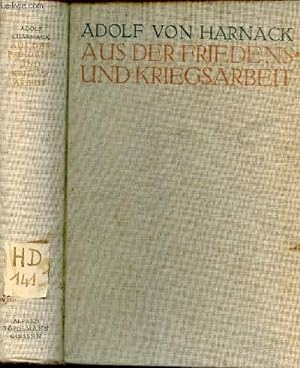 Seller image for Aus der friedens und kriegsarbeit. for sale by Le-Livre