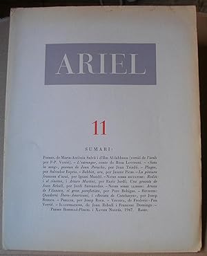 ARIEL. Revista de les arts. Any II. Núm. 11. Barcelona, juliol-agost de 1947.