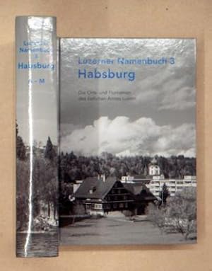 Seller image for Luzerner Namenbuch 3: Habsburg. Die Orts- und Flurnamen des �stlichen Amtes Luzern. [1. u. 2. Teil in 2 Bden.; komplett]. for sale by antiquariat peter petrej - Bibliopolium AG