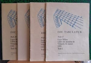 Libro de Musica de Vihuela de mano 1535, Teil I, II, III, IV