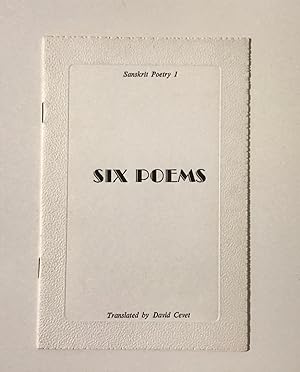 Seller image for Sanskrit Poetry 1. Six Poems. for sale by Peter Scott