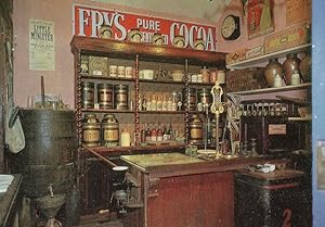 Frys Cocoa Grocers at Gladstone Court Museum Biggar Scottish Postcard